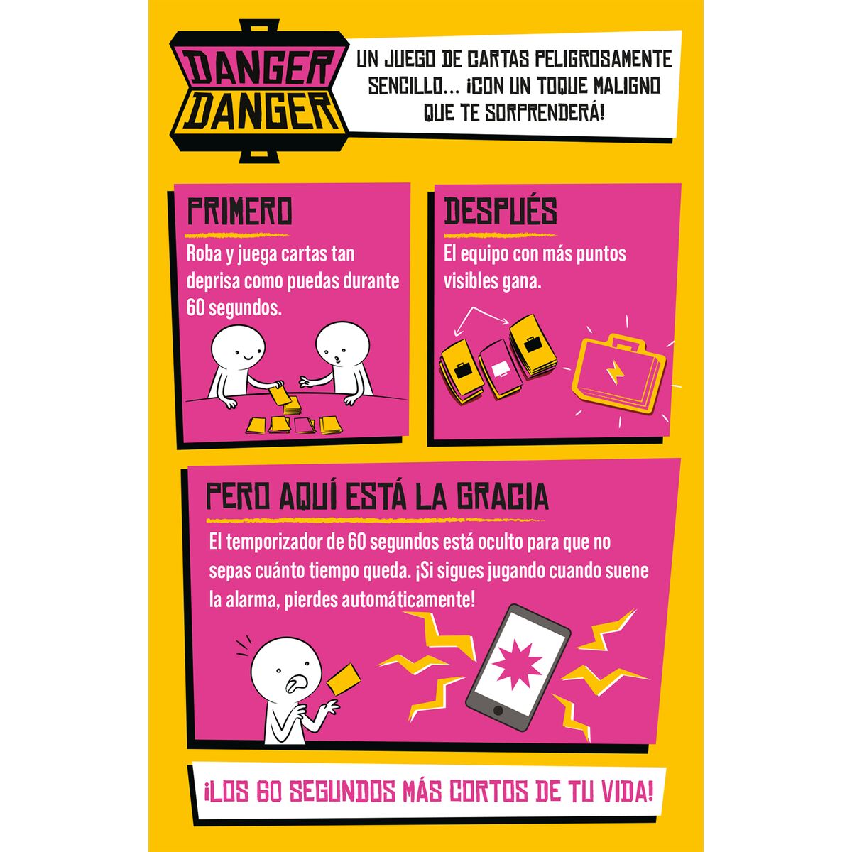 Jeux de cartes Asmodee Danger Danger