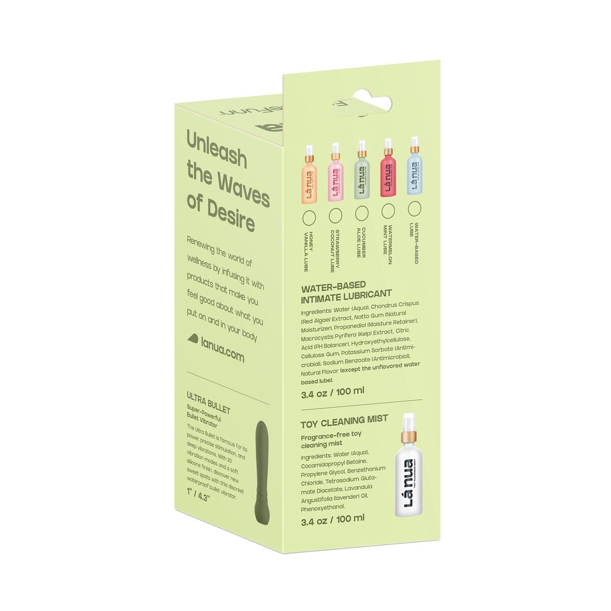 Kit de Voyage Détente Lá Nua HONEY VANILLA BUNDLE 100 ml