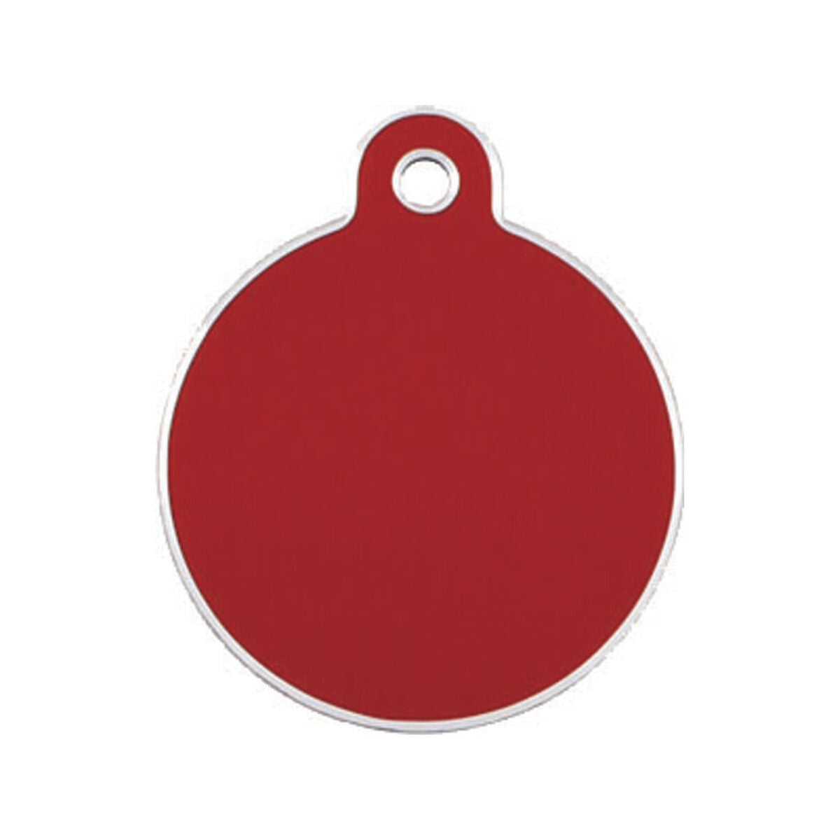 Plaque d'identification pour collier Imarc Circle Rouge