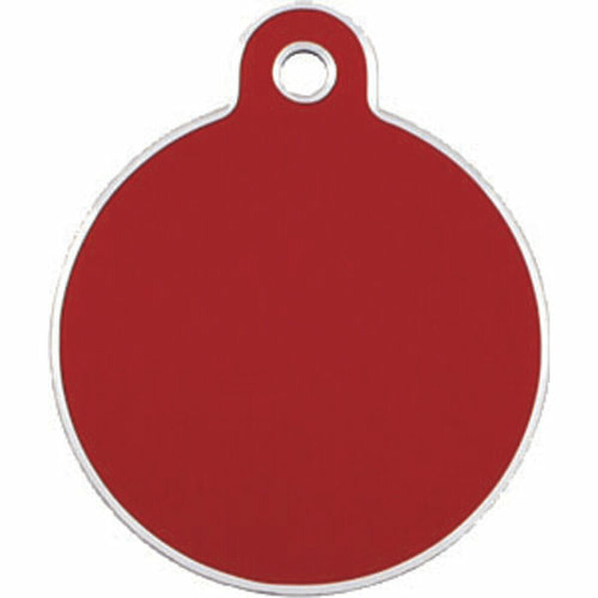 Plaque d'identification pour collier Imarc Circle Rouge