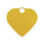 Plaque d'identification pour collier Imarc   Doré Coeur Aluminium