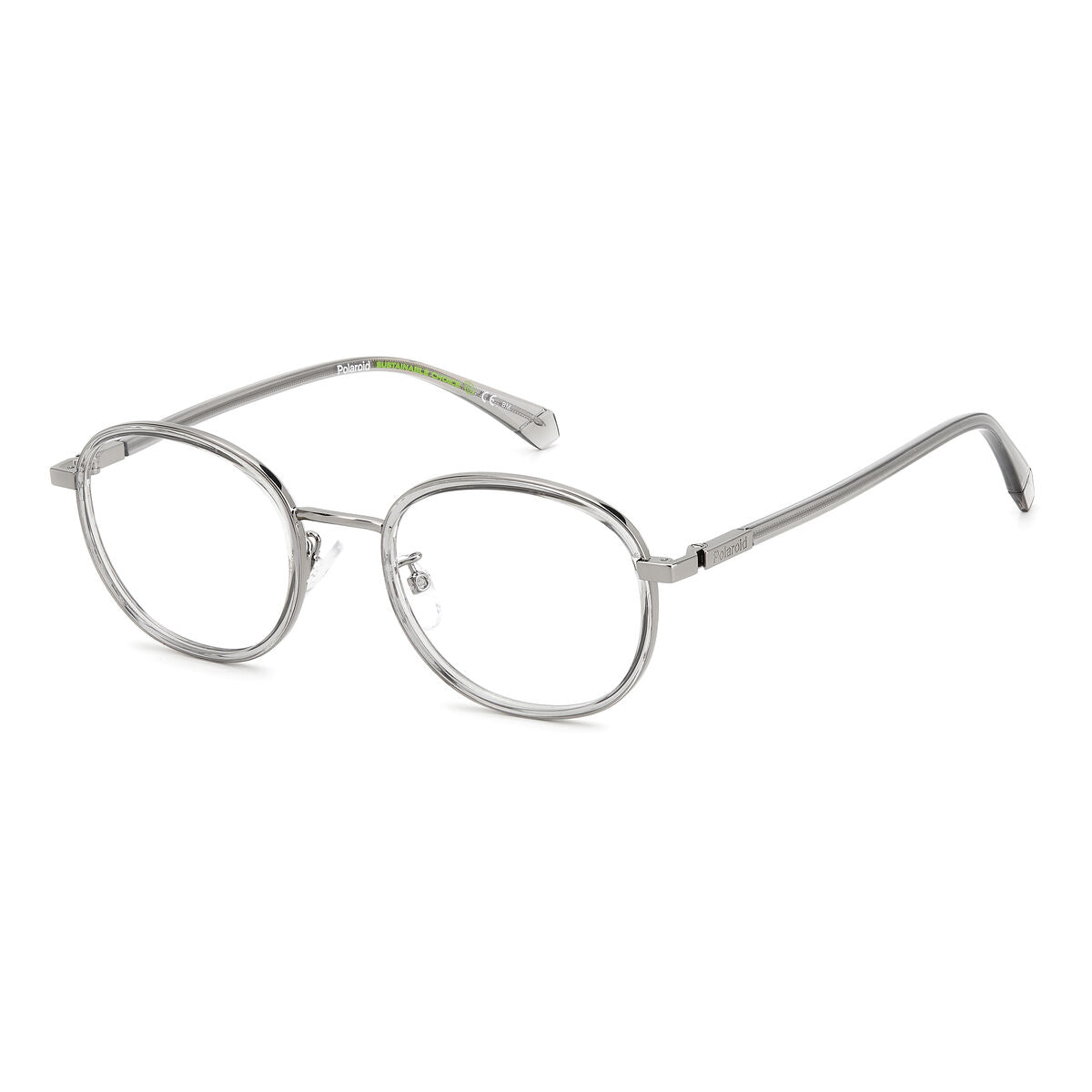 Monture de Lunettes Unisexe Polaroid PLDD475G6LB Gris Ø 50 mm