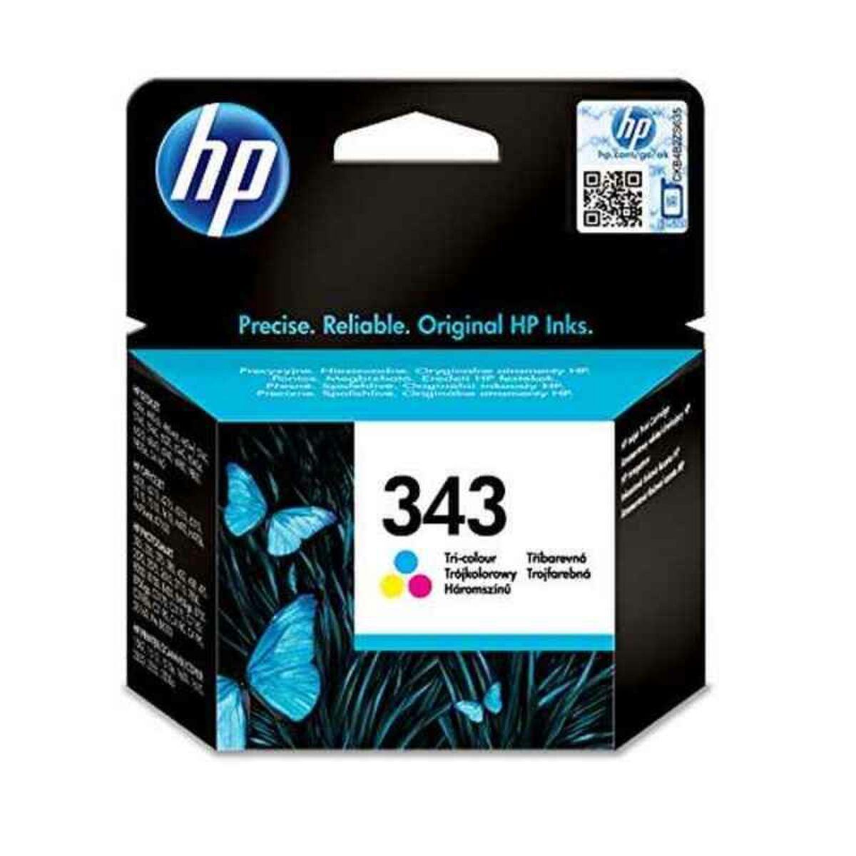 Cartouche d'encre originale HP 343 Tricolore