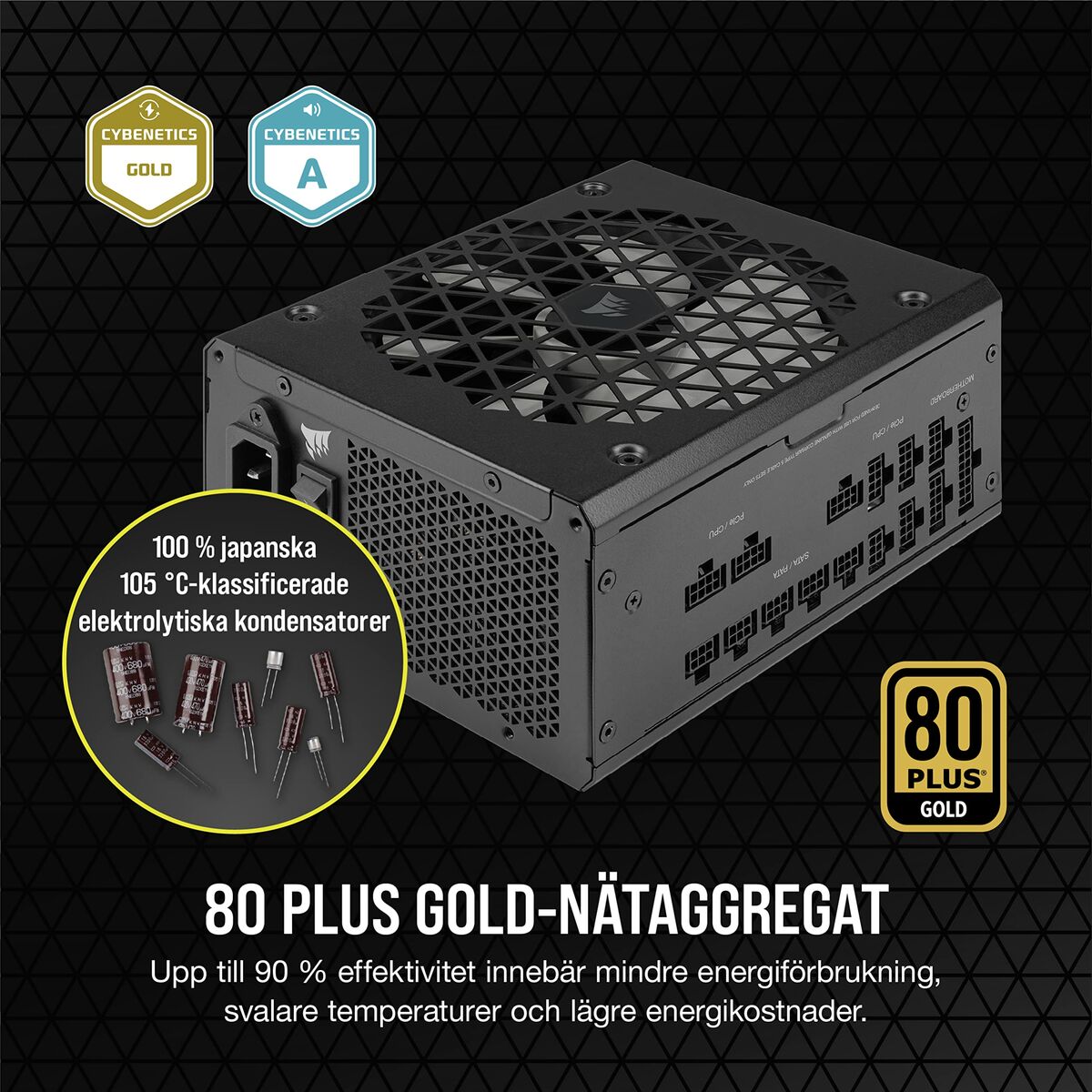 Bloc d’Alimentation Corsair RM1000x SHIFT ATX 1000 W 80 Plus Gold
