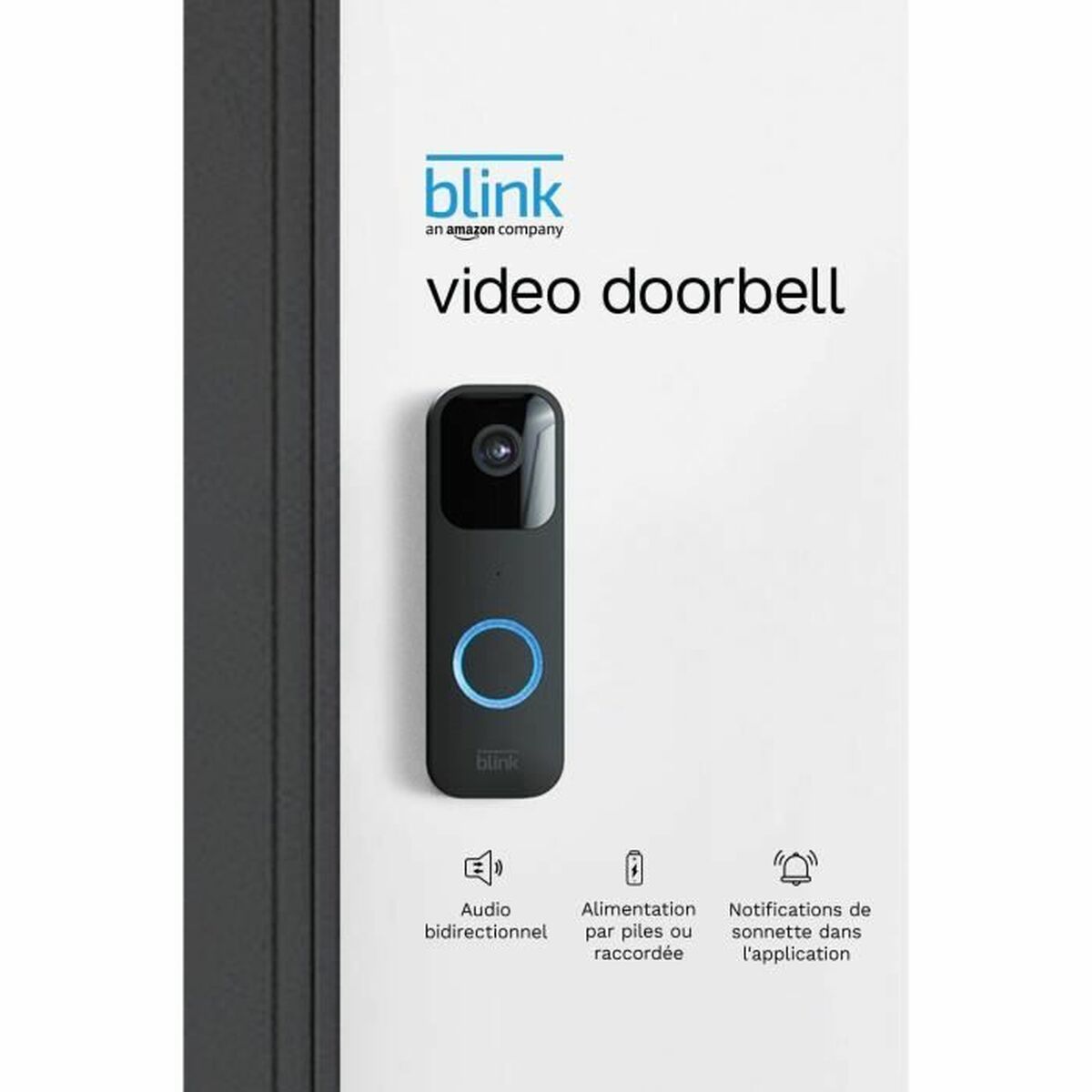 Interphone Vidéo Intelligent Blink Home Security Noir