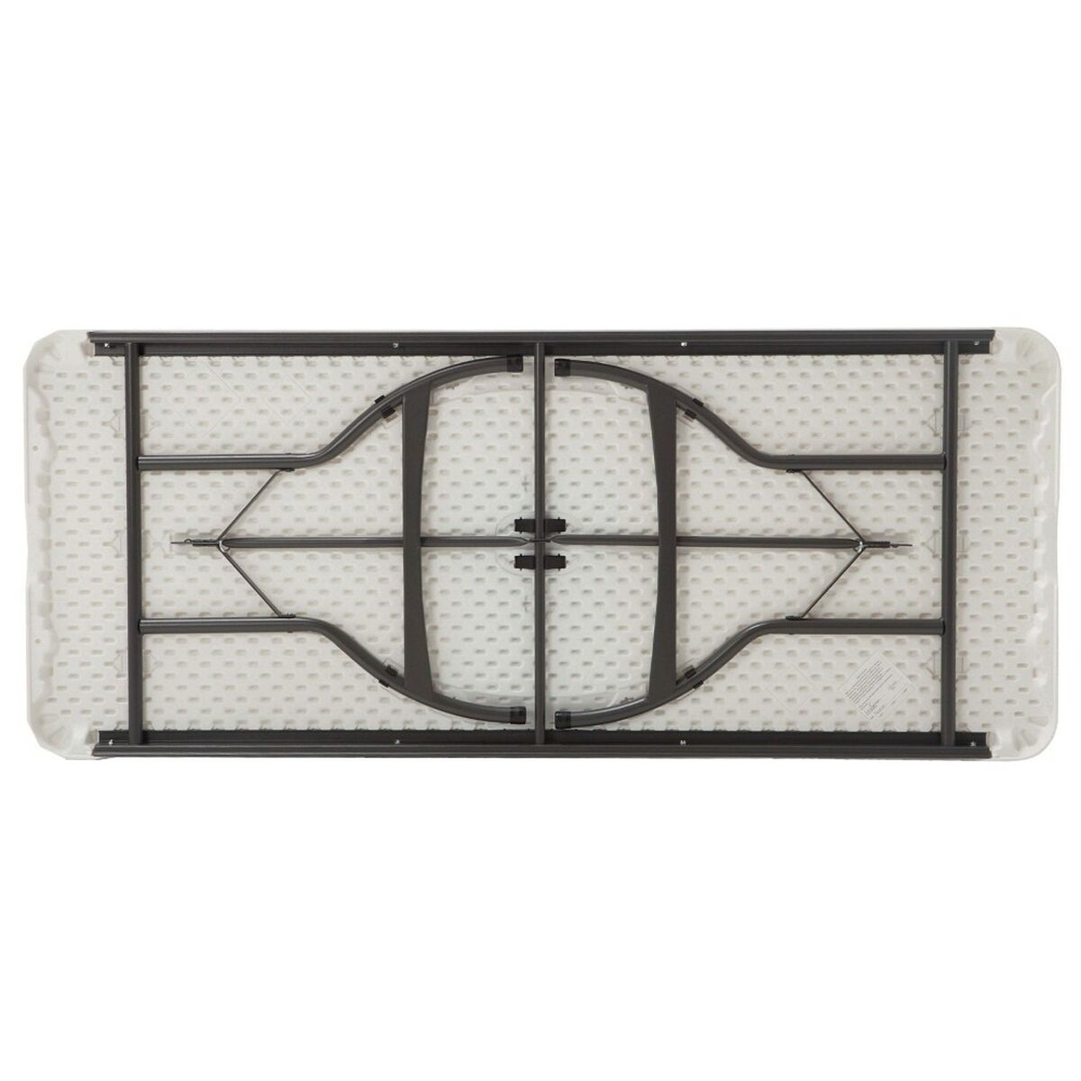 Table Piable Lifetime Blanc Acier Plastique 182 x 73,5 x 76 cm