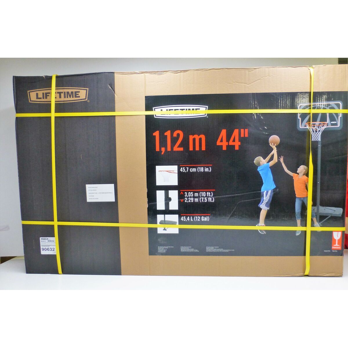 Panier de Basket Lifetime 112 x 305 cm