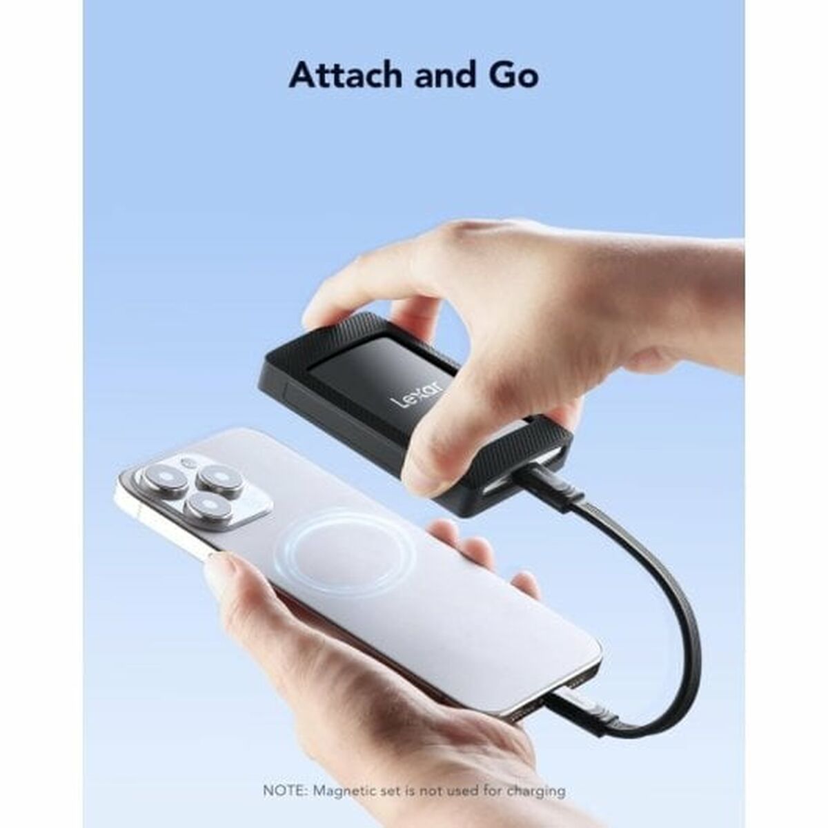 Disque Dur Externe Lexar LSL500M001T-RNBNG Noir 1 TB