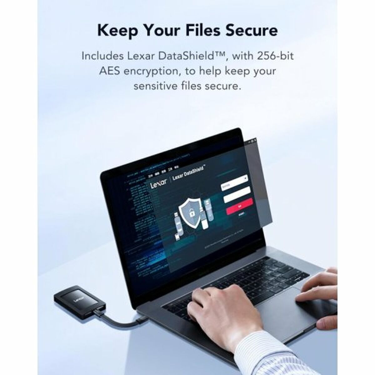 Disque Dur Externe Lexar LSL500M001T-RNBNG Noir 1 TB