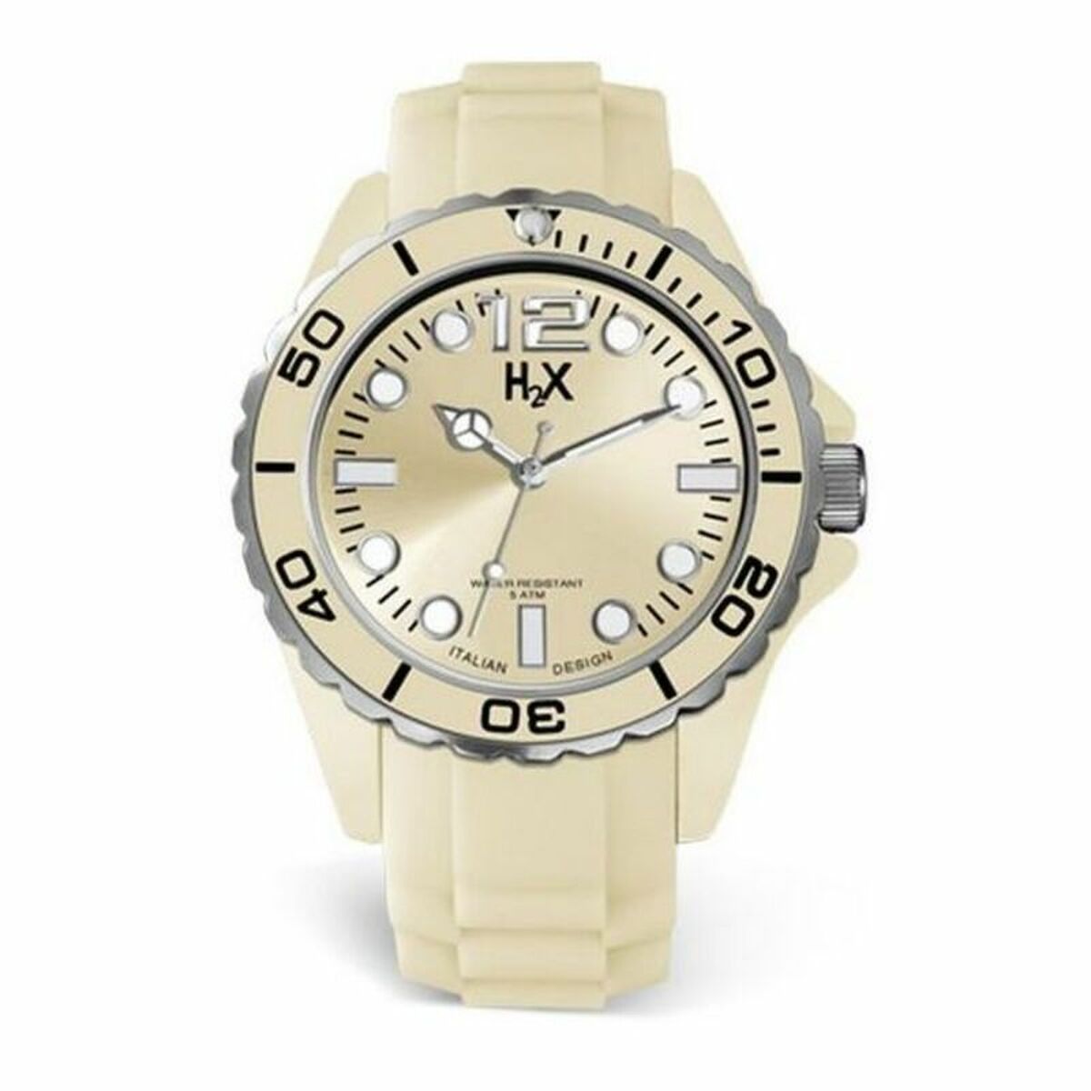 Montre Unisexe Haurex SC382UC1 Crème (Ø 42 mm)