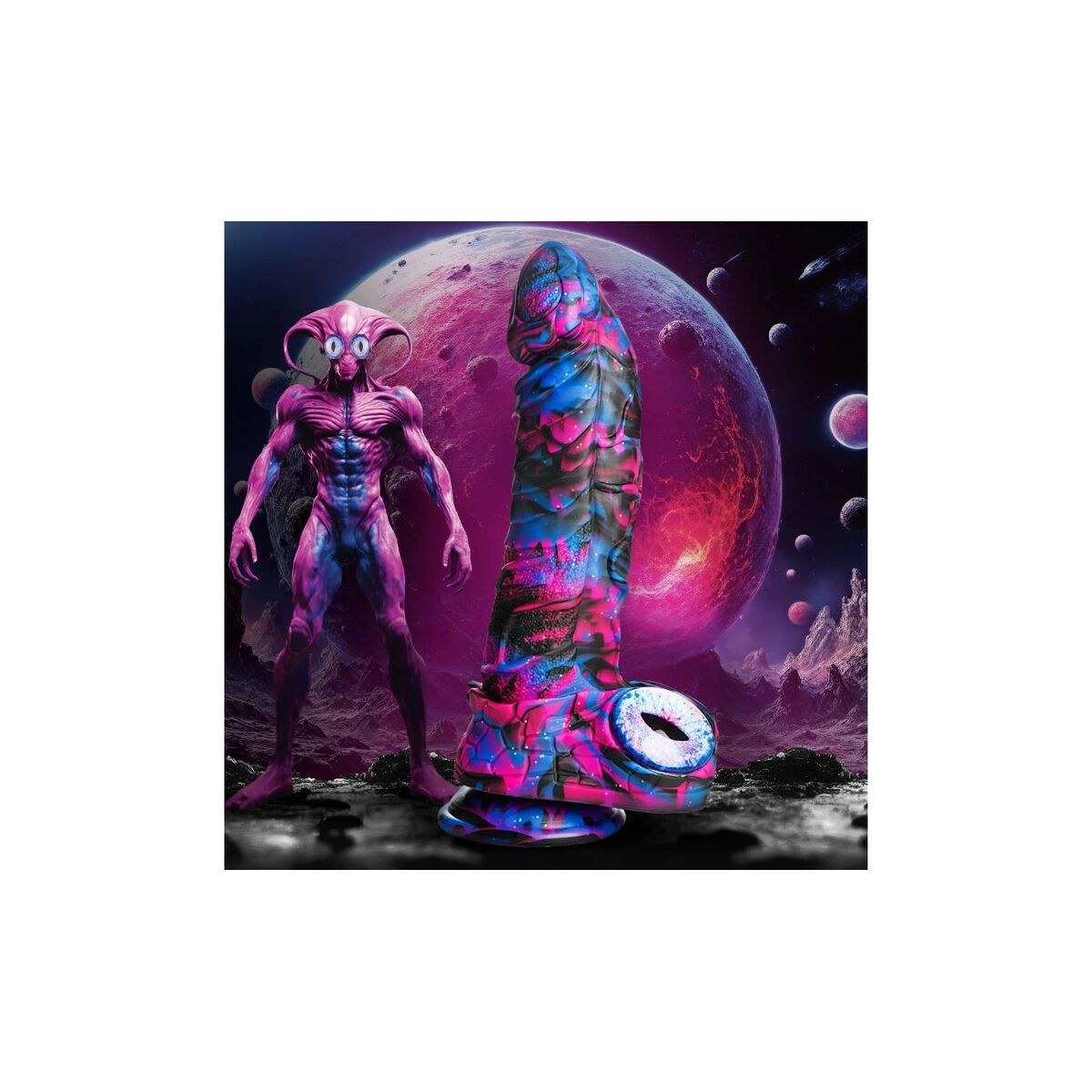 Gode réaliste XR Silicone Ø 4 cm (17 cm)