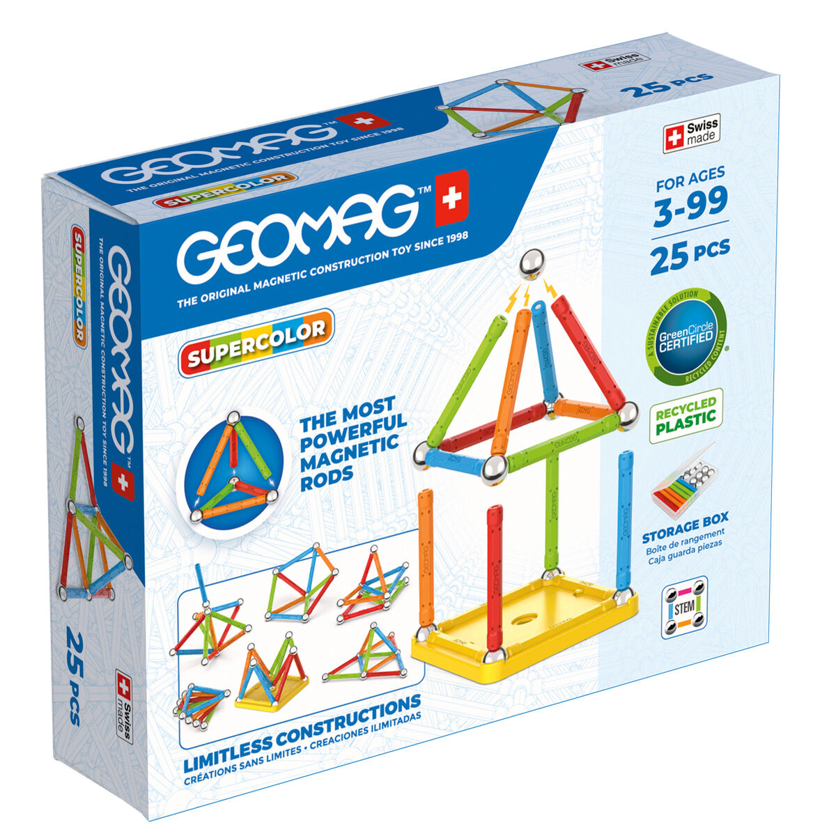 Set de construction Geomag 25 Pièces