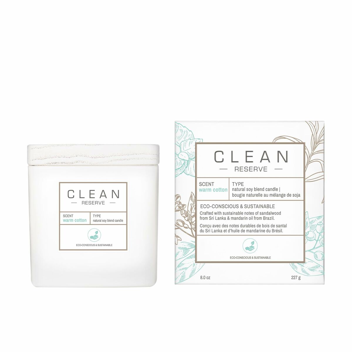 Bougie Parfumée Clean Warm Cotton 227 g