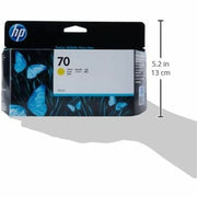 Cartouche d'encre originale HP 70 Jaune