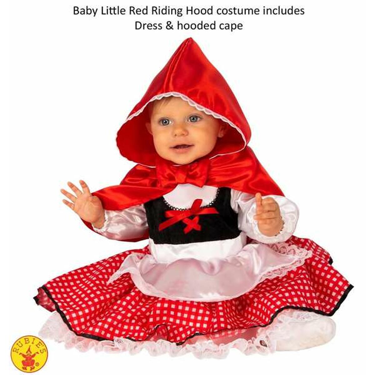 Déguisement pour Enfants Rubies Chaperon Rouge 1-2 ans