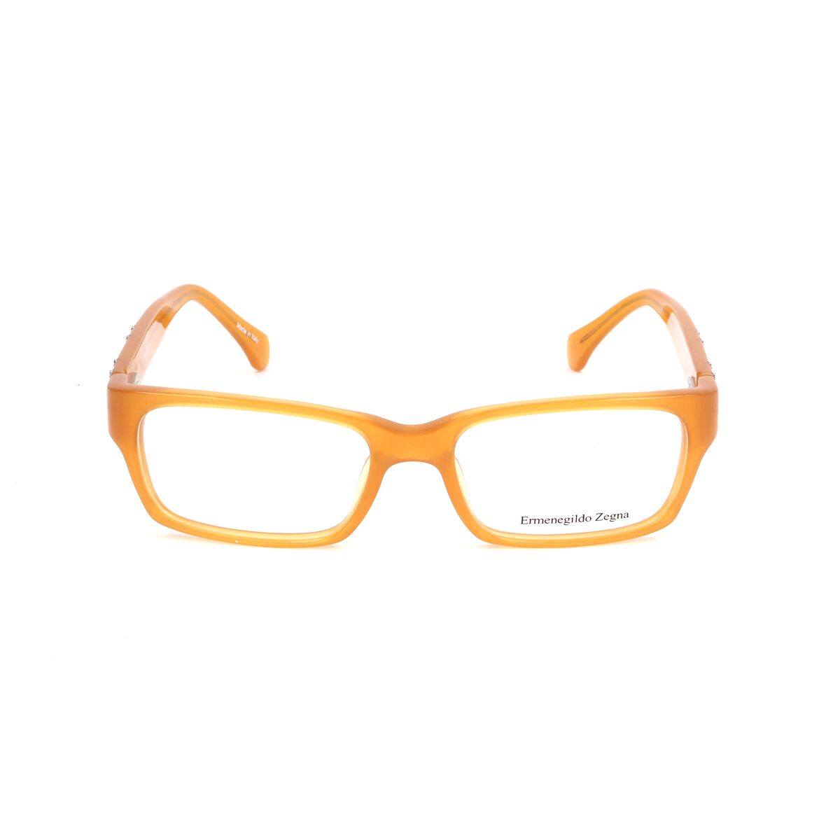 Monture de Lunettes Unisexe Ermenegildo Zegna VZ350506DS Jaune Ø 52 mm