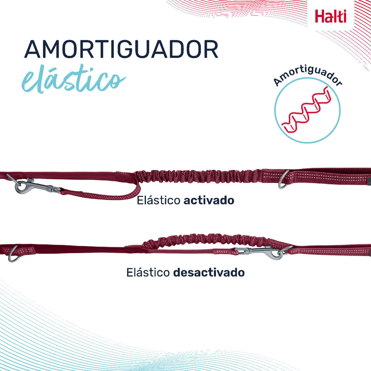 Laisse pour Chien Company of Animals Bordeaux L