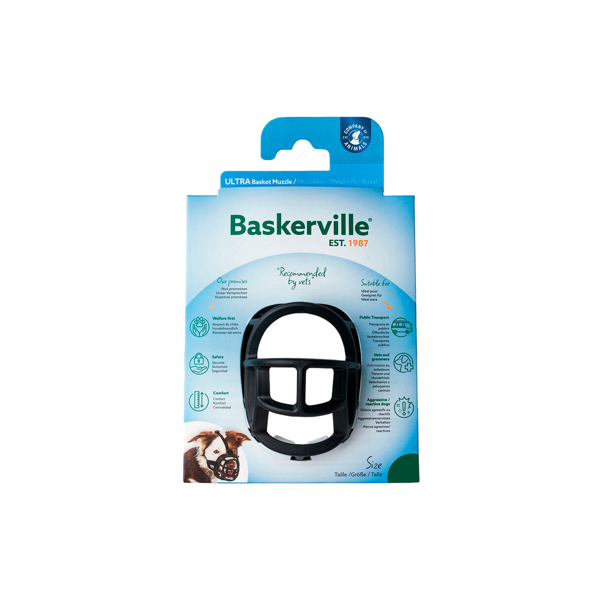 Muselière Company of Animals Noir 2