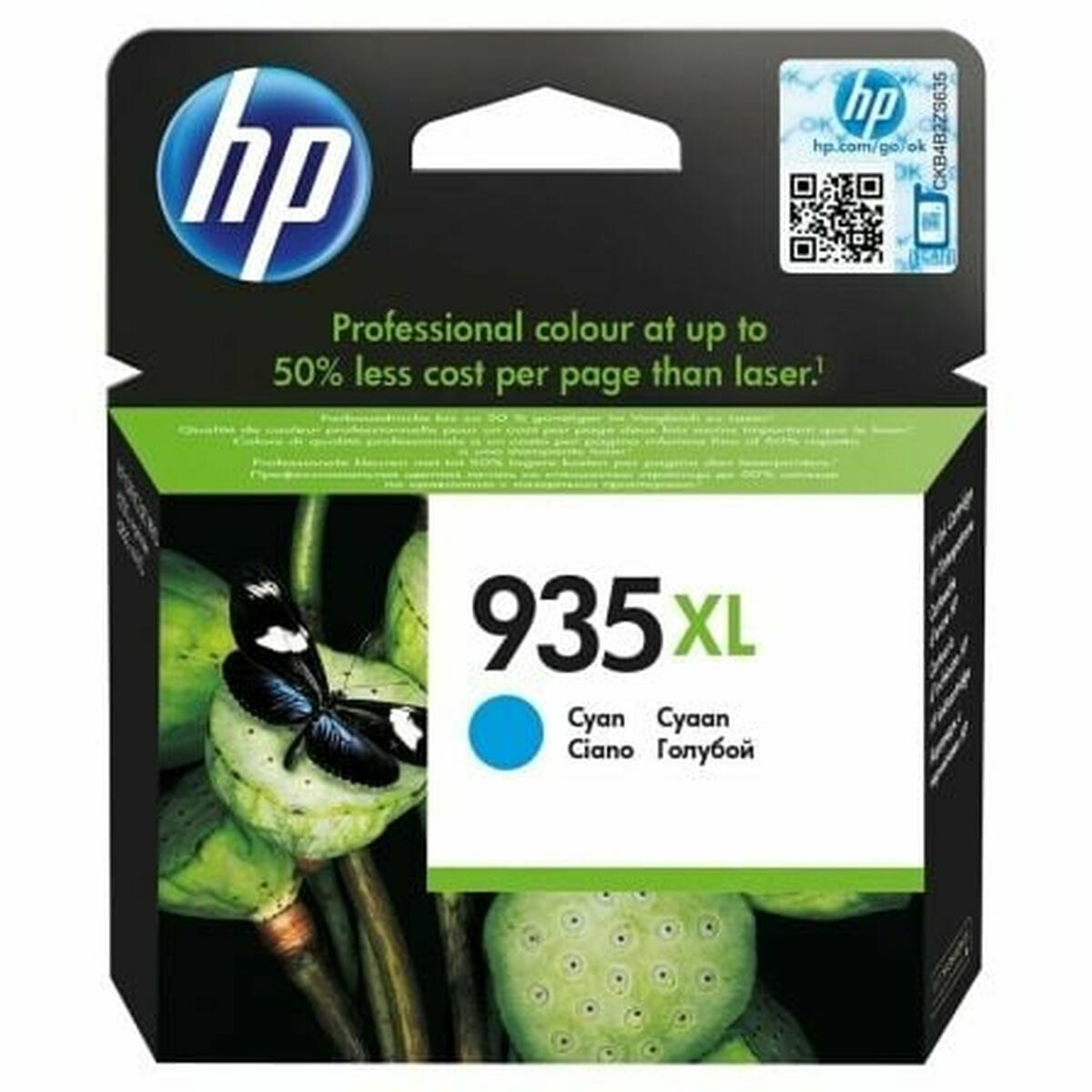 Cartouche d'encre originale HP 935XL Bleu Cyan