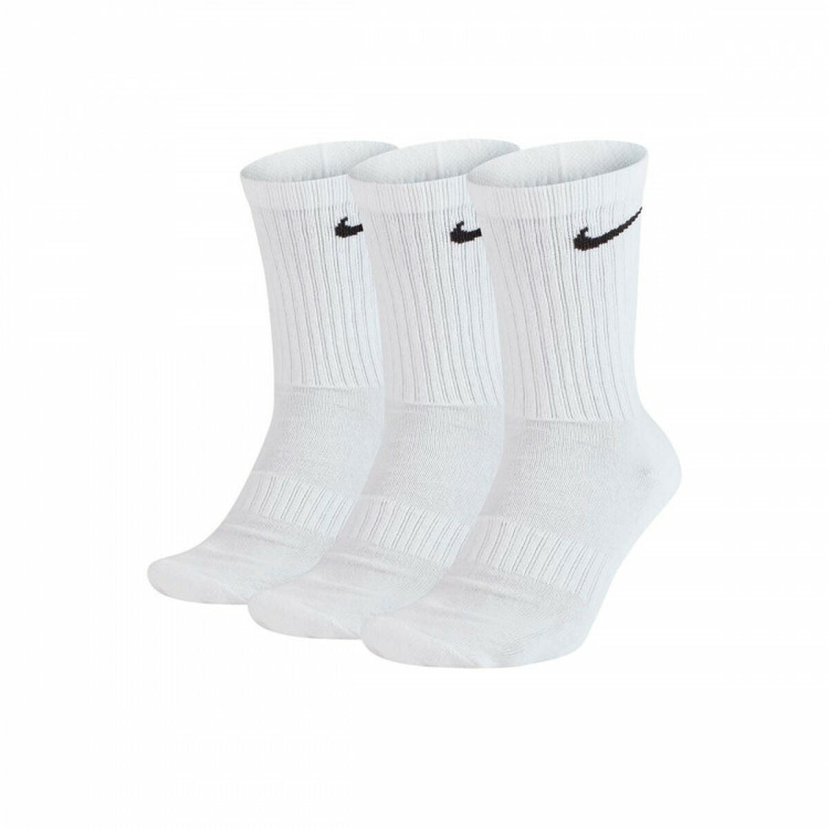 Chaussettes de Sport Nike SX7664 100 Blanc 3 paires