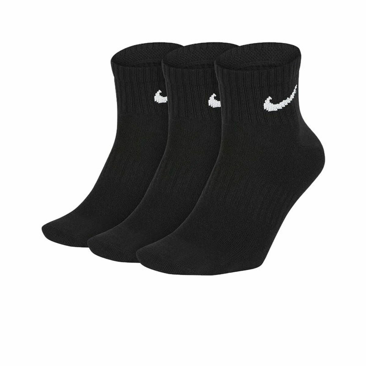 Chaussettes de Sport Nike U NK EVERYDAY LTWT ANKLE 3PR SX7677 010 Noir