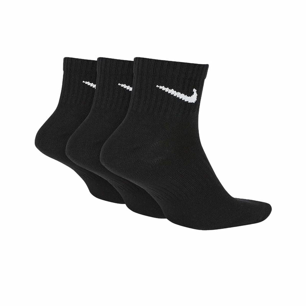 Chaussettes de Sport Nike U NK EVERYDAY LTWT ANKLE 3PR SX7677 010 Noir