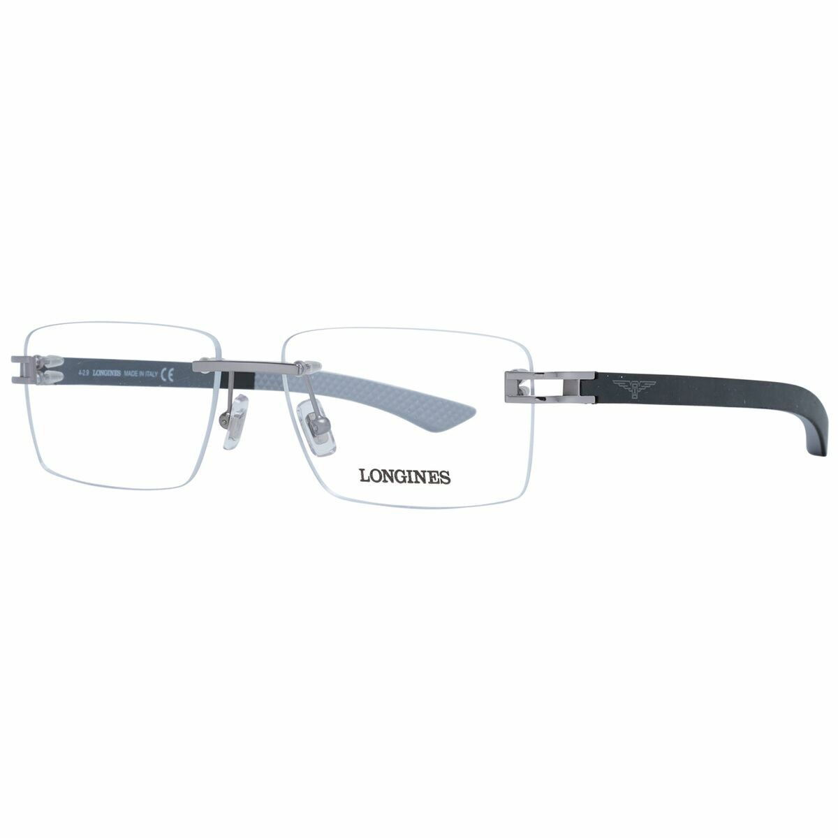 Monture de Lunettes Homme Longines LG5006H55014 Gris Ø 55 mm