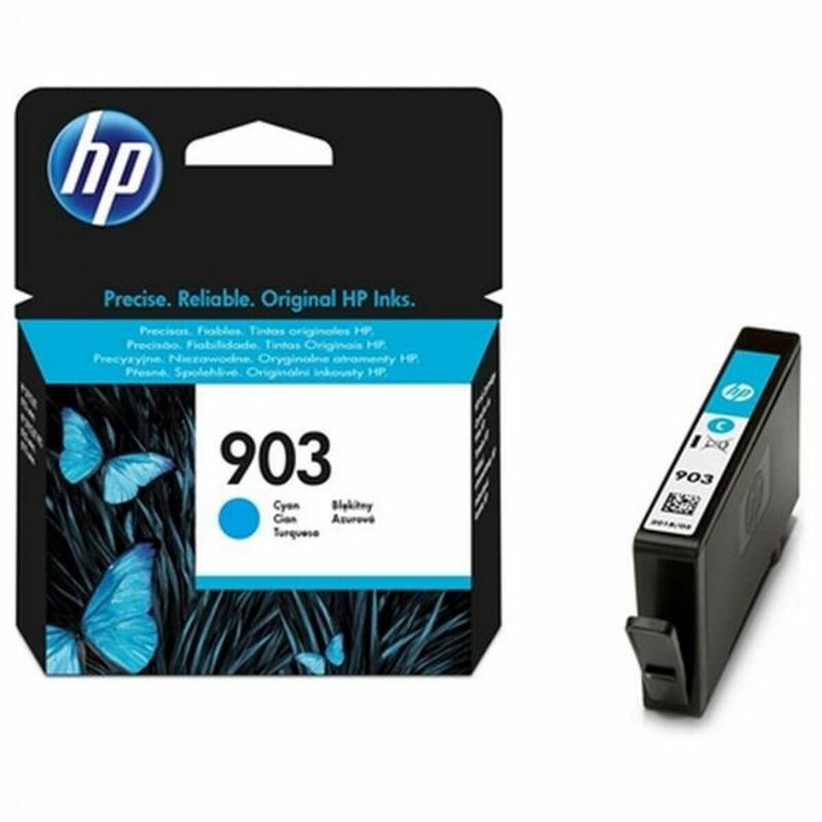 Cartouche d'encre originale HP 903 Bleu Noir Cyan