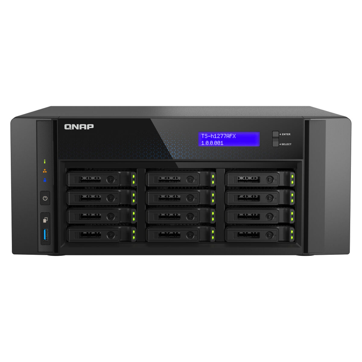 Stockage en Réseau NAS Qnap TS-H1277AFX-R7-32G Noir