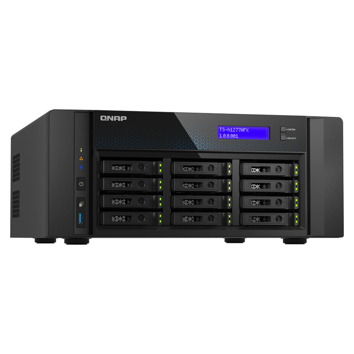 Stockage en Réseau NAS Qnap TS-H1277AFX-R7-32G Noir