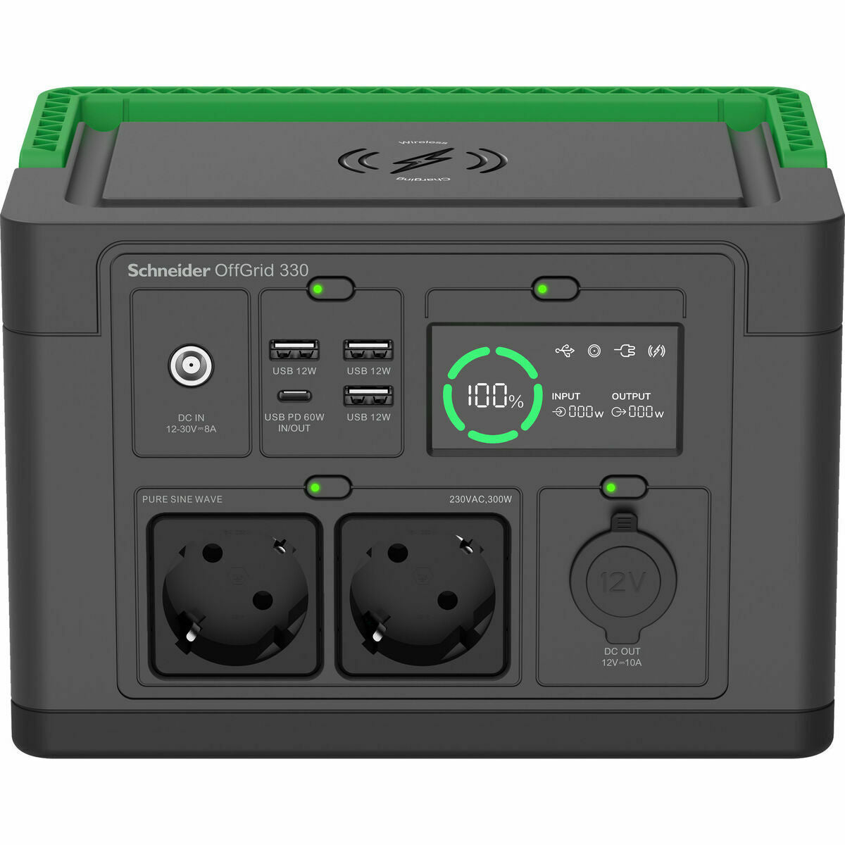 Système d'Alimentation Sans Interruption Interactif APC PPS330-GR Noir Vert 50 W