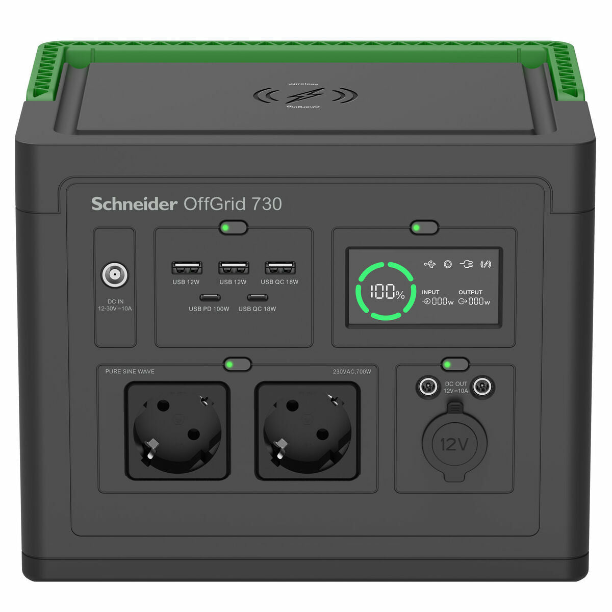 Système d'Alimentation Sans Interruption Interactif APC PPS730-GR Noir Vert 700 W