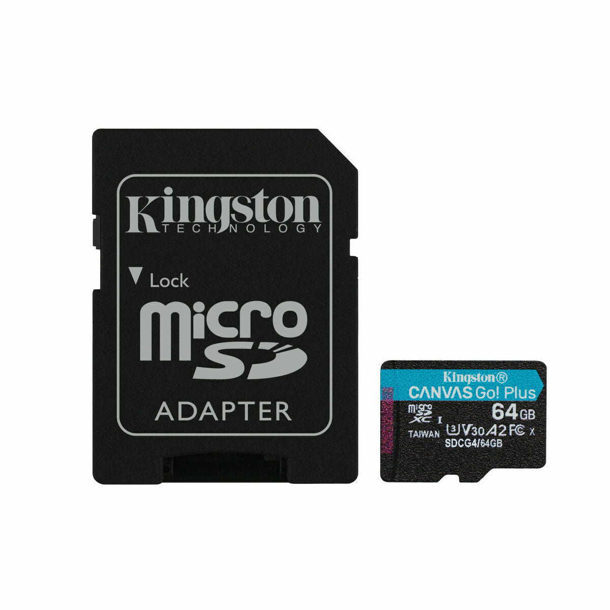 Carte Mémoire Micro SD avec Adaptateur Kingston SDCG4/64GB