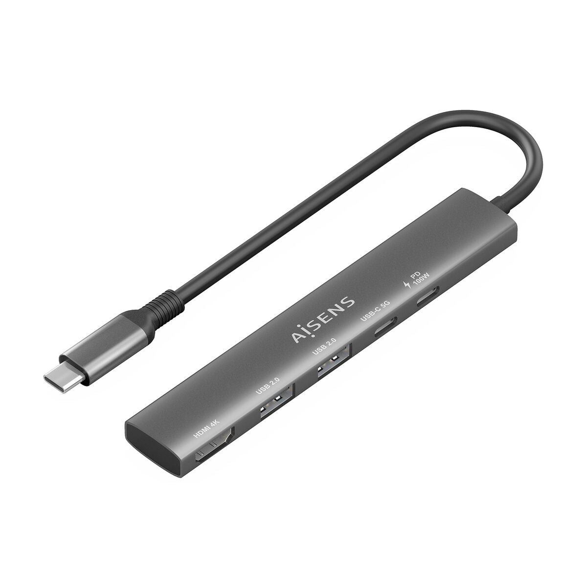 Hub USB Aisens ASUC-5P022-GR