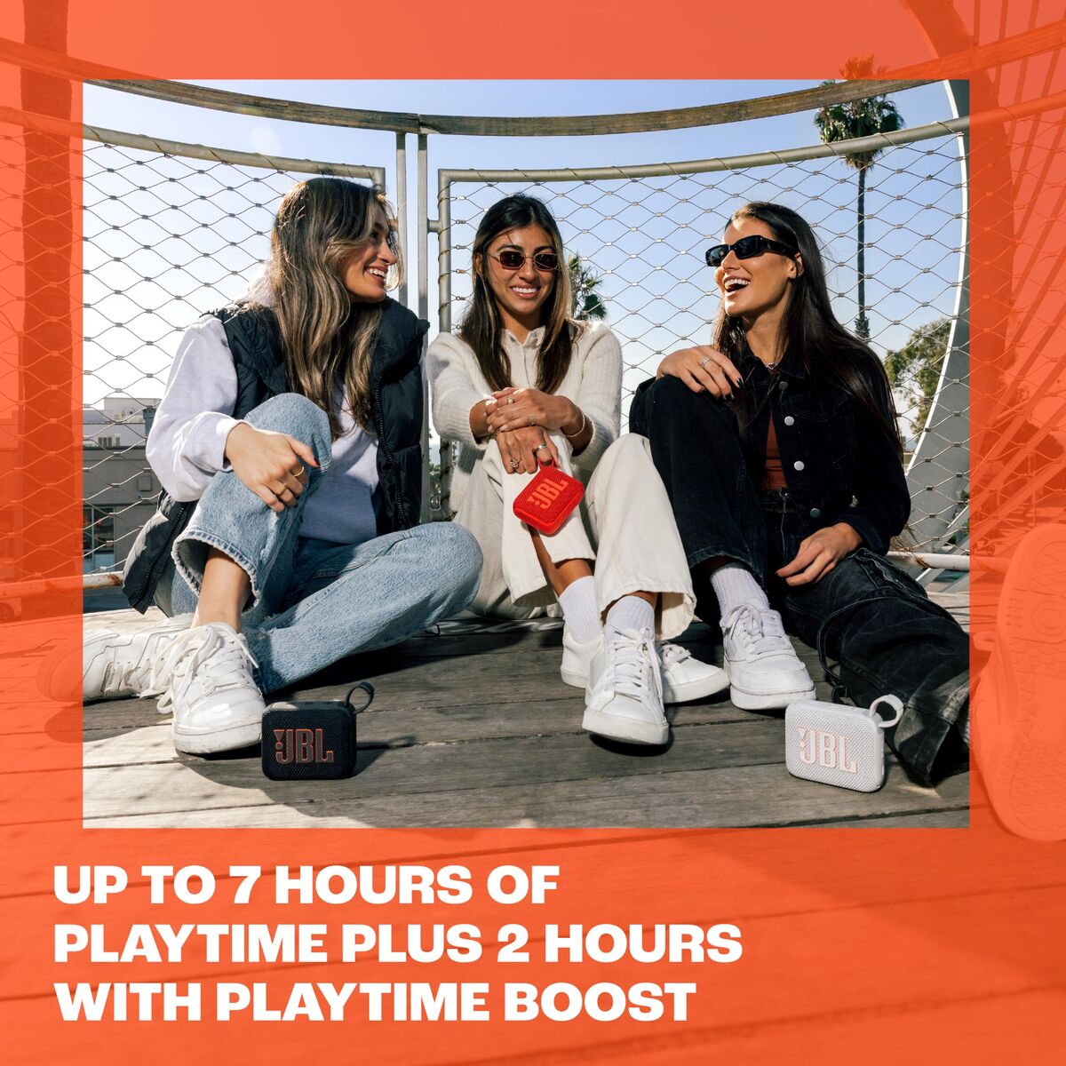 Haut-parleurs bluetooth portables JBL JBLGO4PUR Pourpre