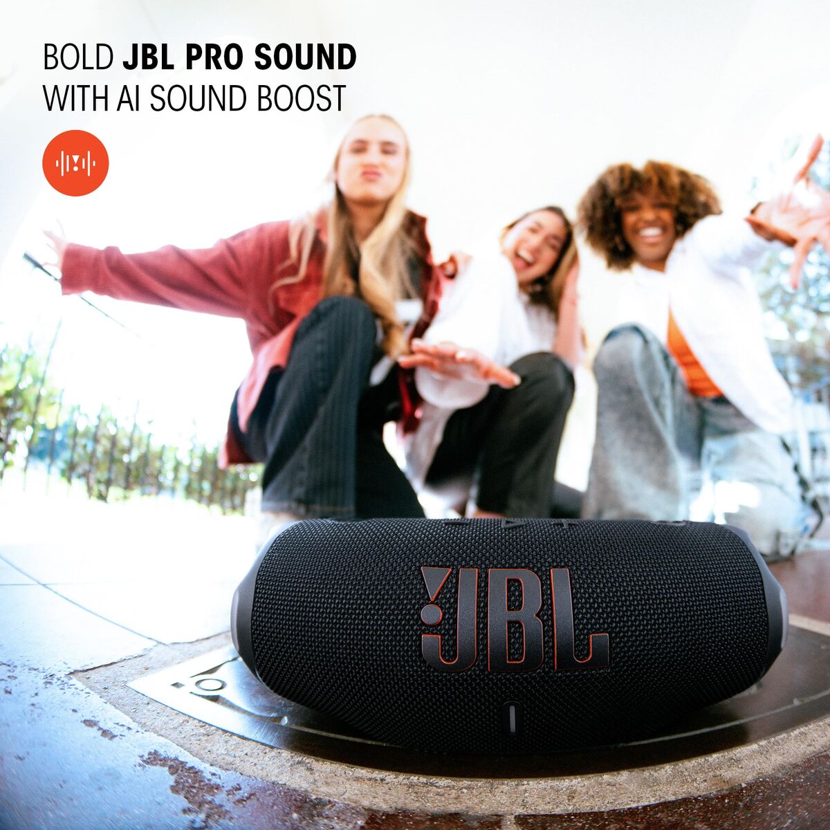 Haut-parleurs bluetooth portables JBL JBLCHARGE6SQUAD Imprimé