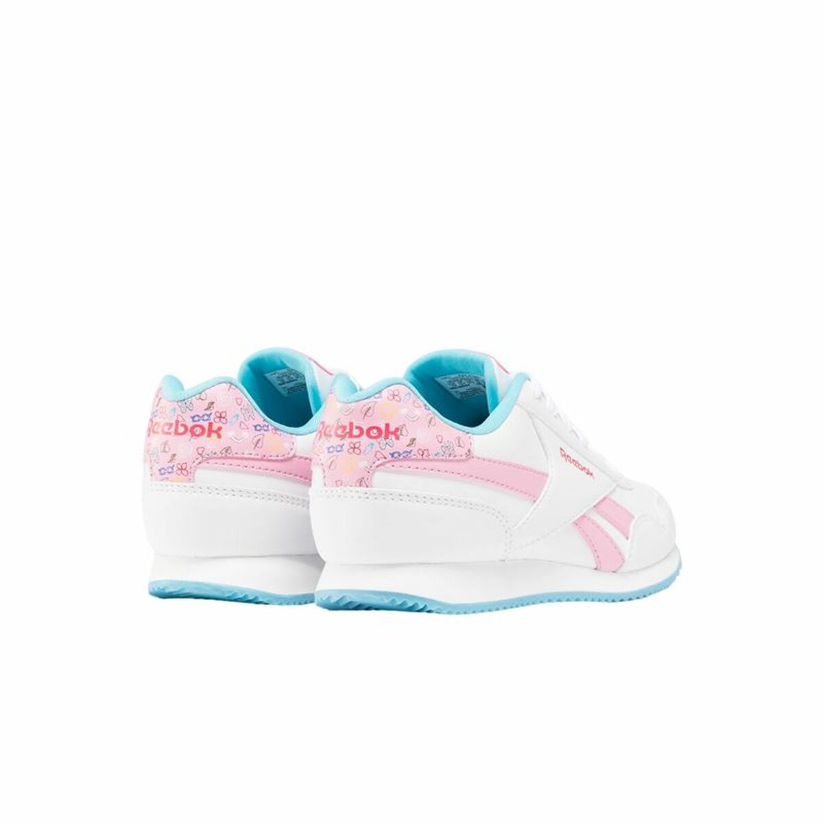 Chaussures de Sport pour Enfants Reebok Royal Cl Jog 3.0 Blanc Rose