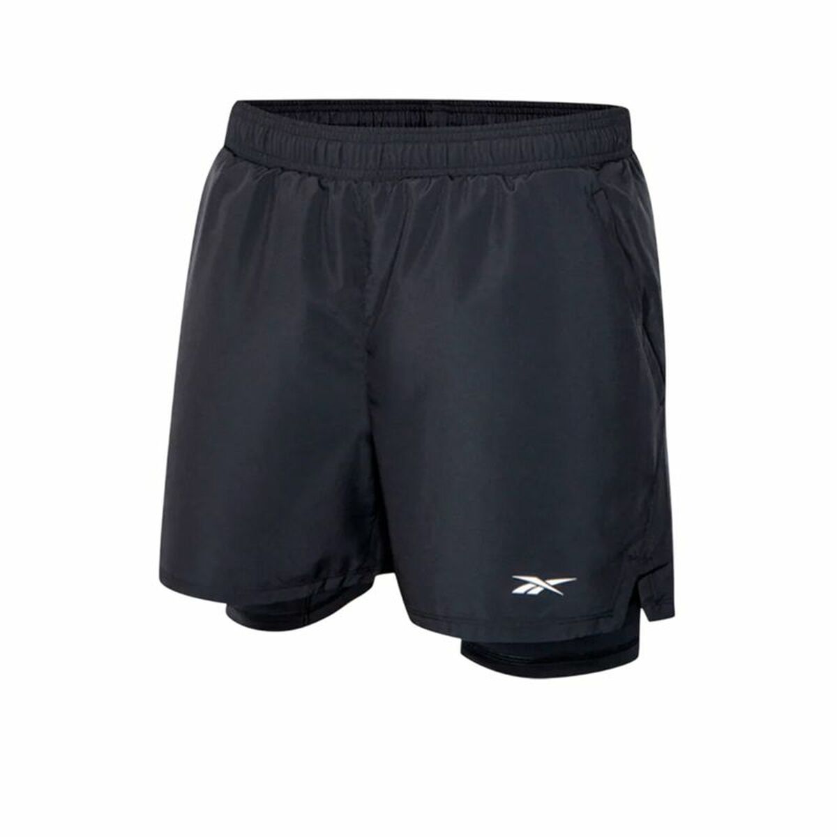 Short de Sport Reebok Athlete Hype 2-In-1 Noir