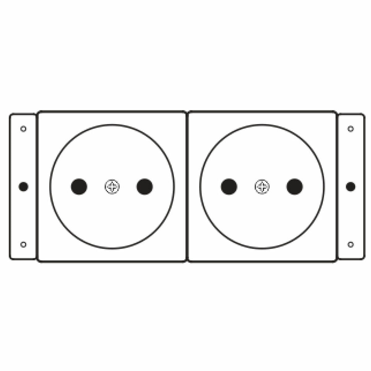 Prise de courant Kramer TS-2DE