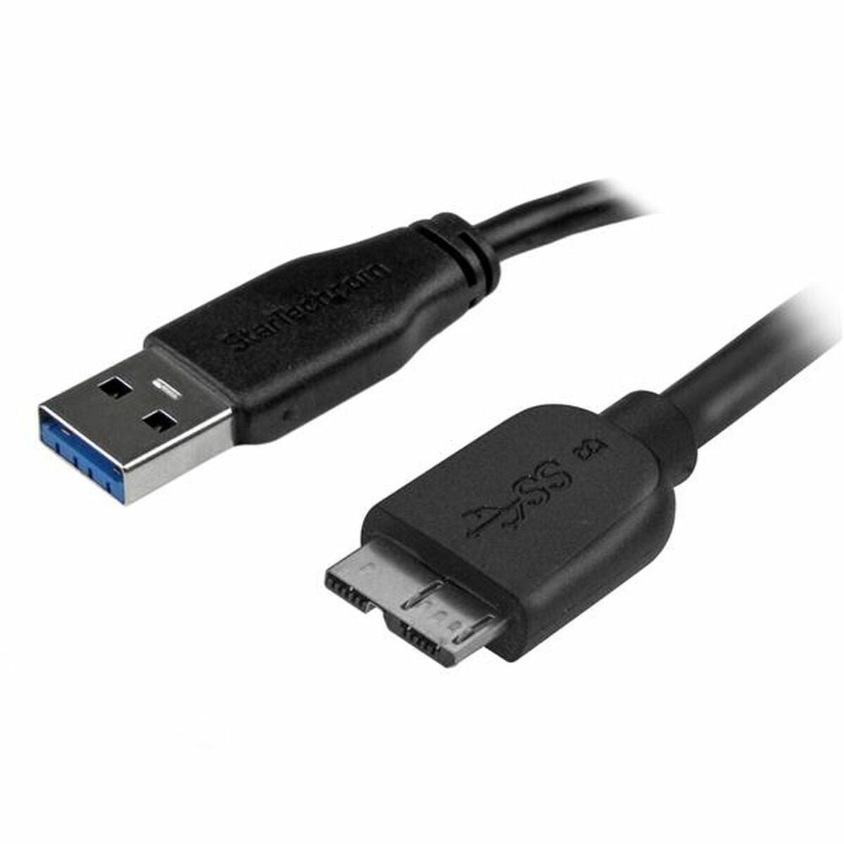 Câble USB vers Micro USB Startech USB3AUB2MS           Noir