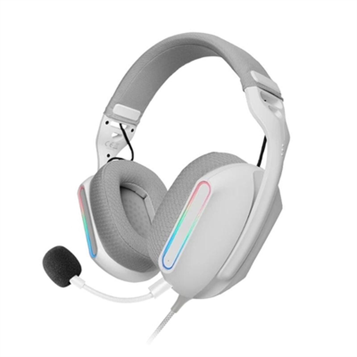 Casques avec Microphone Mars Gaming MHPROW Blanc
