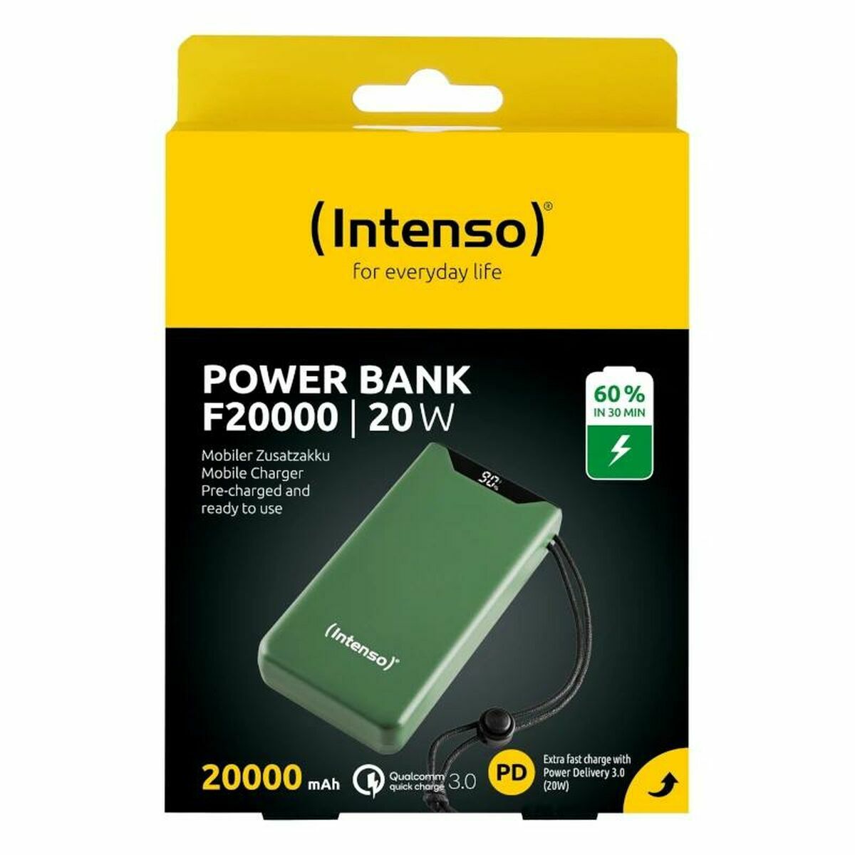Batterie pour Ordinateur Portable INTENSO 7332057 Vert 20000 mAh