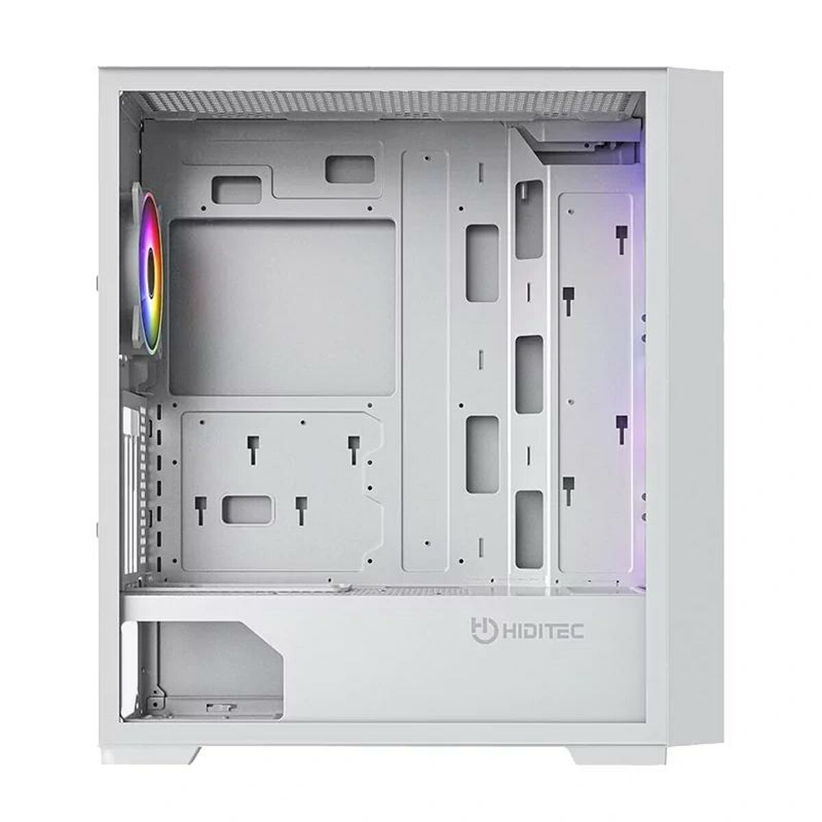 Boîtier ATX semi-tour Hiditec E-ATX H2 AIR ARGB Blanc