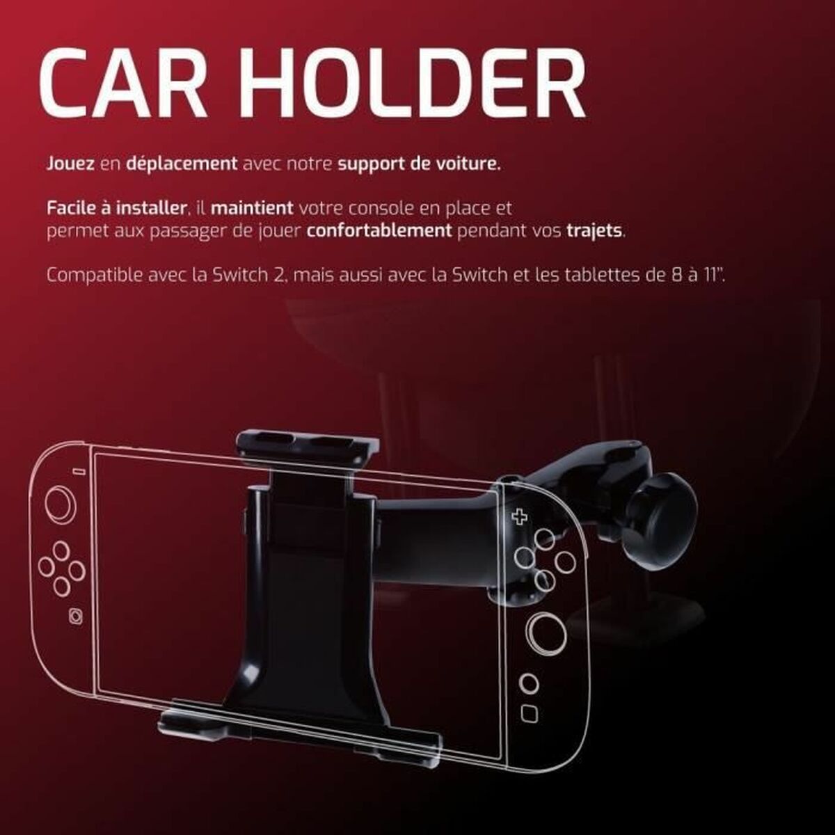 Support de voiture Onlan Nintendo Switch 2