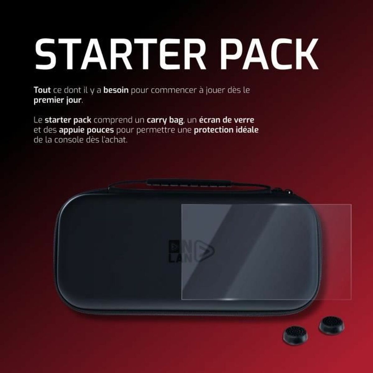 Coffret pour Nintendo Switch Onlan Nintendo Switch 2 Noir