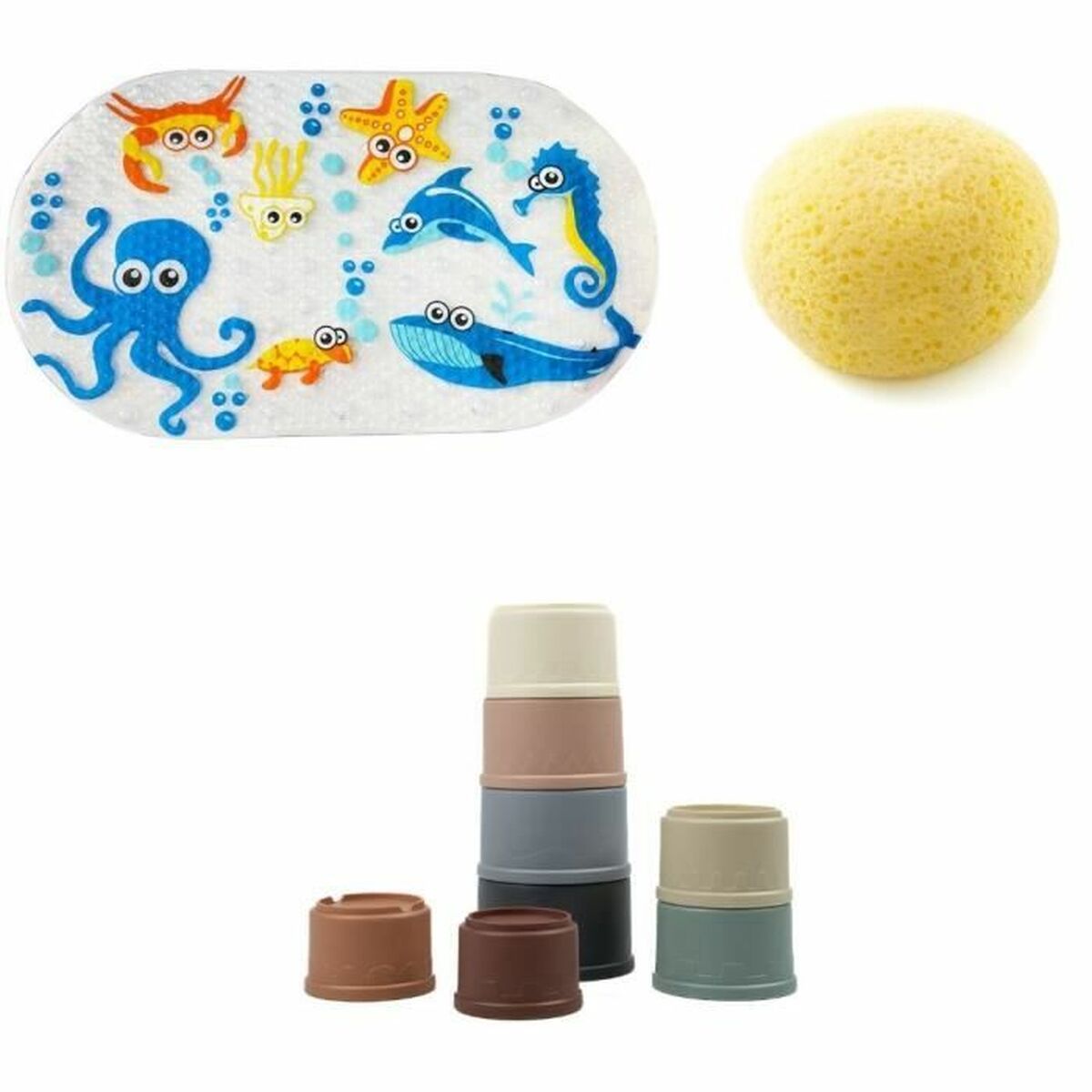 Jouets Pour le Bain ThermoBaby 4 Pièces