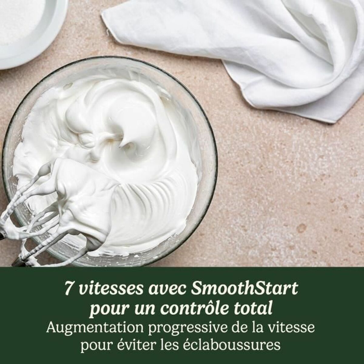 Batteur à fouet Cuisinart HM7U/E POWER ADVANTAGE Blanc 200 W