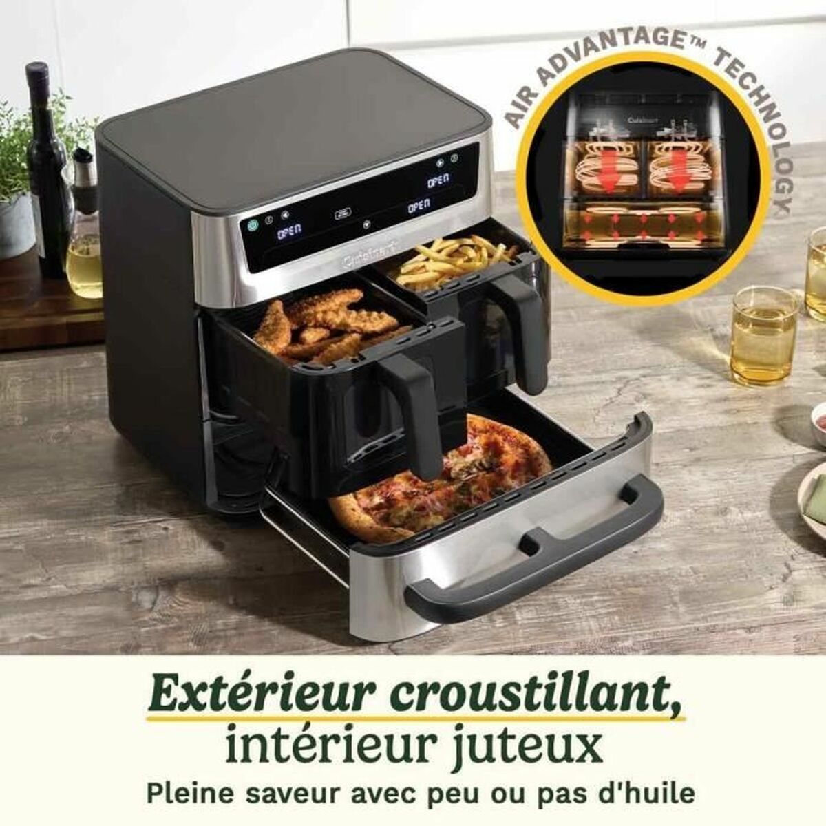 Friteuse Cuisinart Noir 2400 W