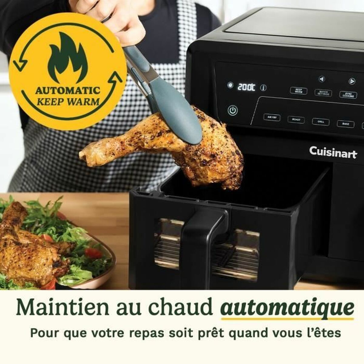 Friteuse à Air Cuisinart AFD10XBLE Noir 2400 W 10,4 L