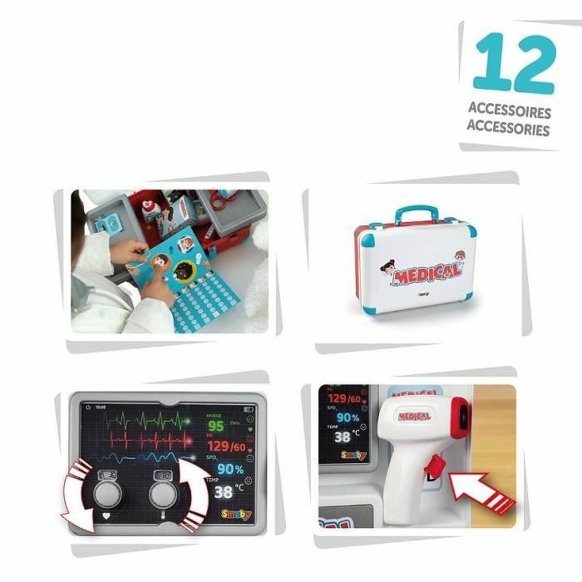Coffret Médical avec Accessoires en jouet Smoby